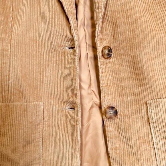 Levi Strauss & Co. Medium Tan Corduroy Double Breasted Blazer - Picture 5 of 6